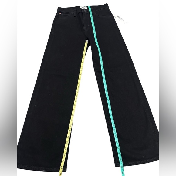 HUDSON Jeans Rosalie High-Rise Wide Leg Ankle Black Women Size 25 $215 MSRP - Picture 7 of 12